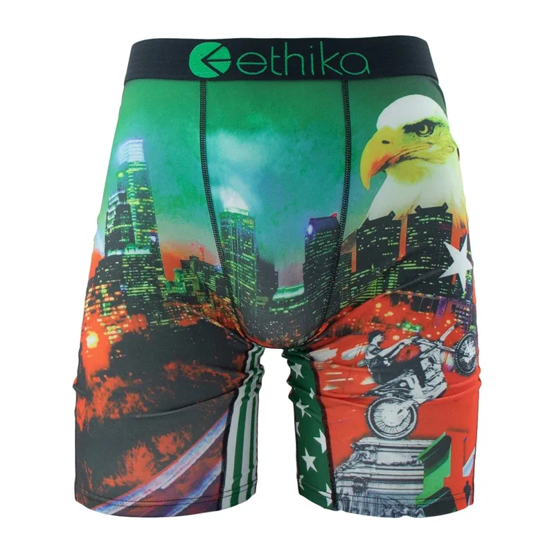 1Pcs Men Underwear Boxers Breathable Mesh Crotch Mens Panties Plus Size S-3XL Summer Man Underpants Men's Boxers Briefs