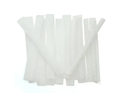 * * Wholesale 15pcs 1Pack White Make Up Cosmetic Brushes Guard Mesh Protectors Cover