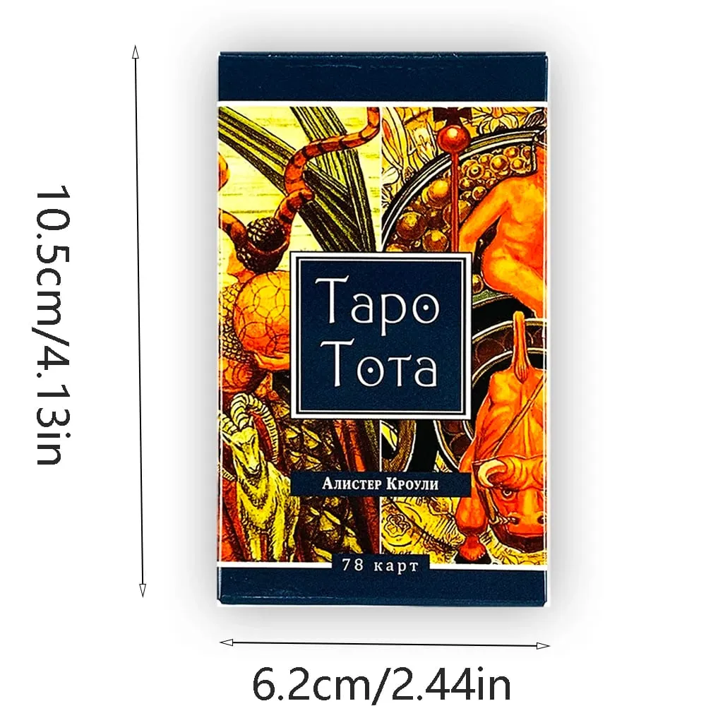 Tarot Deck 78‑Cards Russian Version Tapo Tota Mysterious Divination Fortune‑Telling Board Game for Tarot Collectors Practitioner — image 6