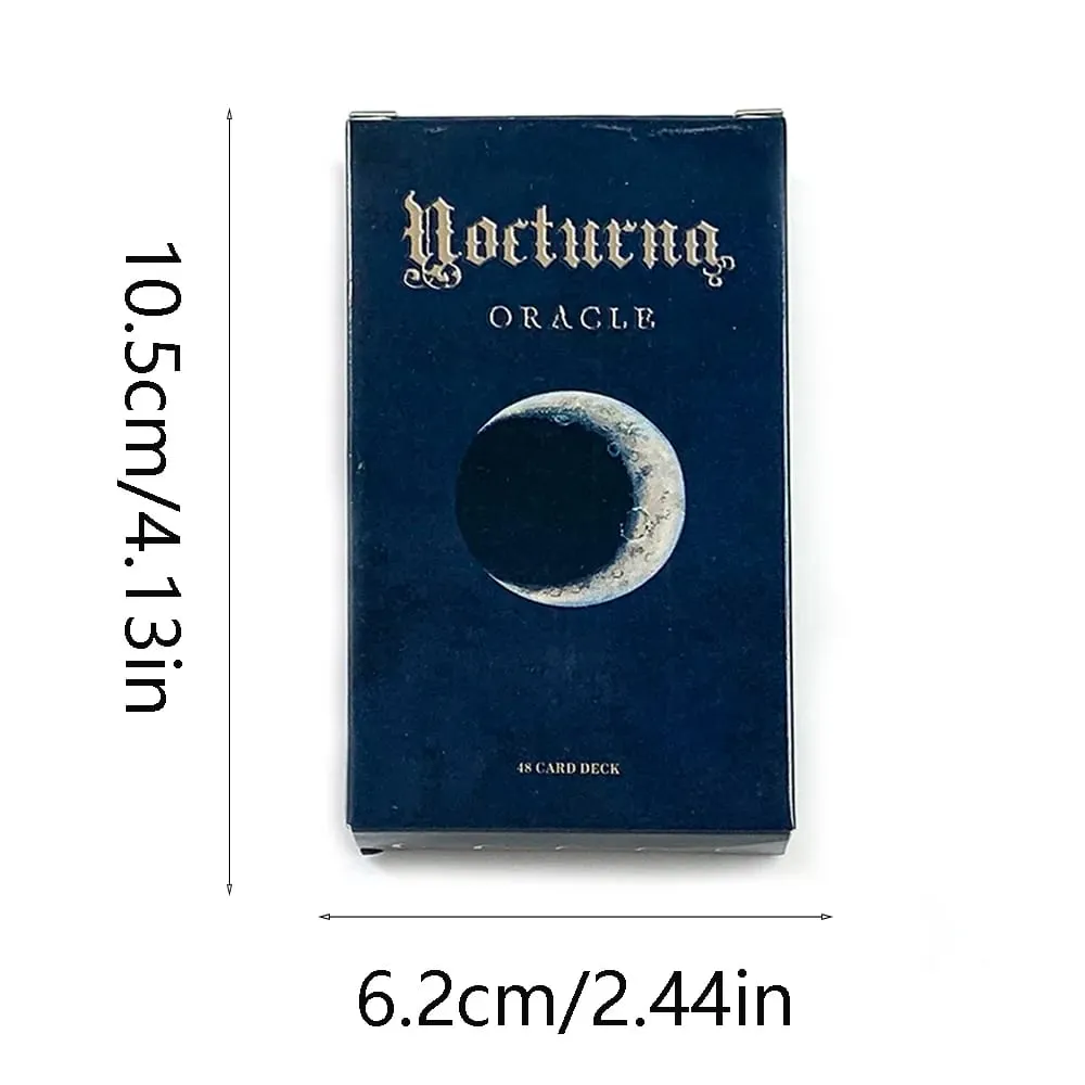 New Nocturna Oracle Deck A 48 Pcs Oracle Cards Mystical Artwork Durable & Portable Perfect For Spiritual Guidance & Collectors — image 6