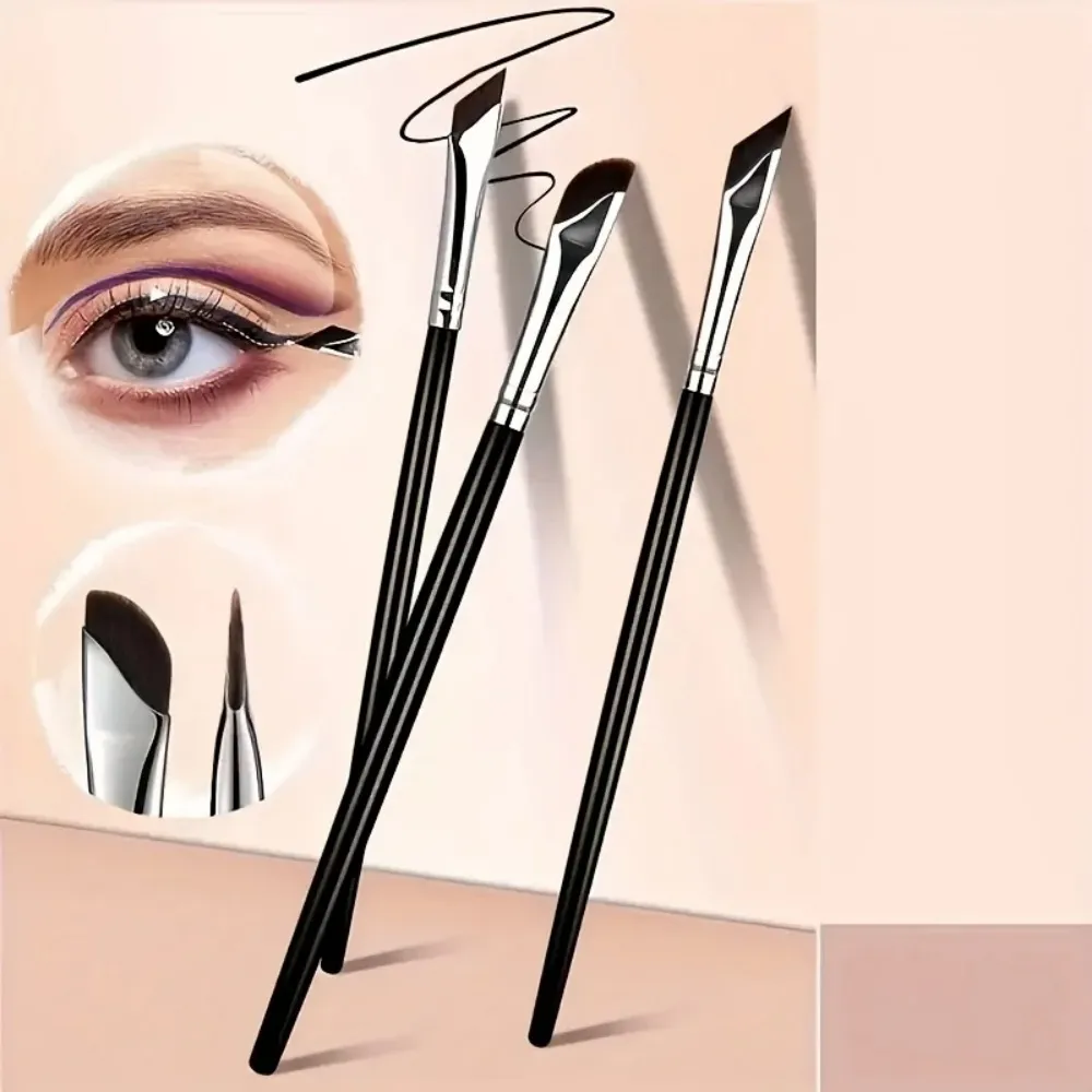 5Pcs Angled Blade Eyeliner Brush Set Ultra Thin Precision Makeup Brushes Multi Purpose Flat Eyebrow Liner Brush Eye Makeup Tool — image 5