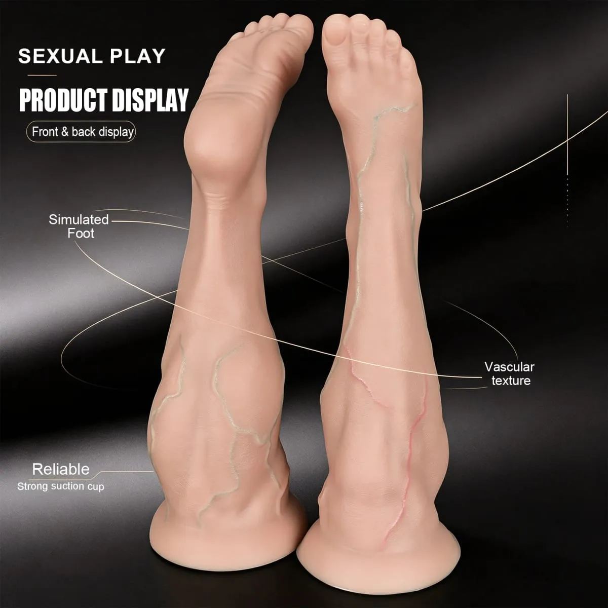 Enorm silikonfot Butt Plug Thick Ben Dildo Stor analplugg Anal Expander Masturbator Anus Dilator Sexleksaker Vuxenleksak Sexbutik