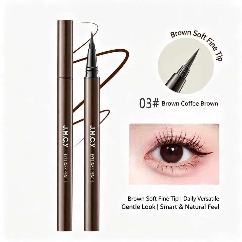 1 Pcs Black Color Eye Make-up Liquid Eyeliner Lasting Waterproof Non Fading Beauty Makeup Tools Quick Dry Non Halo Dye Eyeliner