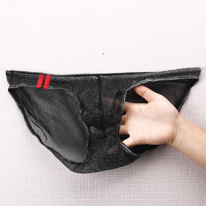 男性下着ブリーフ超薄型ローライズメッシュ通気性パンティー — image 7