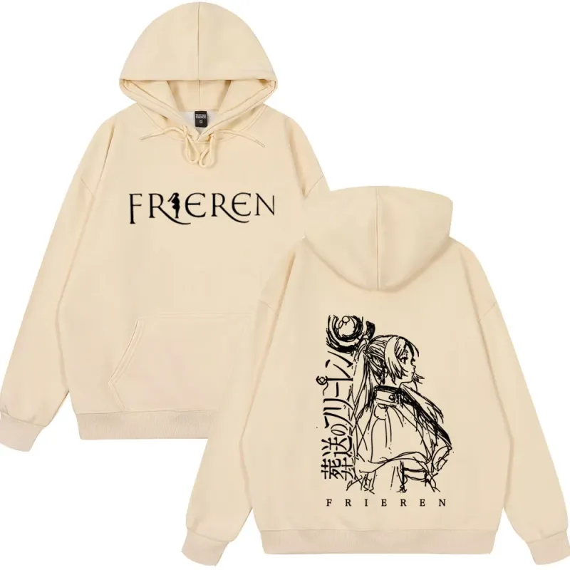 Anime Frieren: Beyond Journey's End Hoodies Men's Women Clothes Fashion Fleece Sweatshirts Winter Fashion Funny Style Clothing — image 10