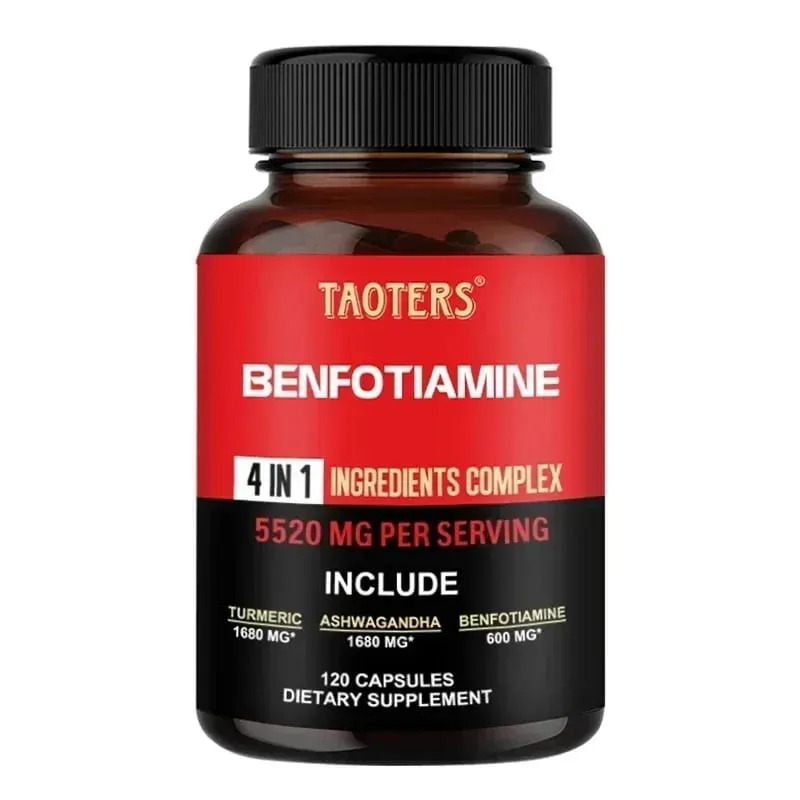 600 Mg Benfotiamine Capsules - Helps Maintain Healthy Glucose Metabolism and Supports Nervous System HealthSupplements