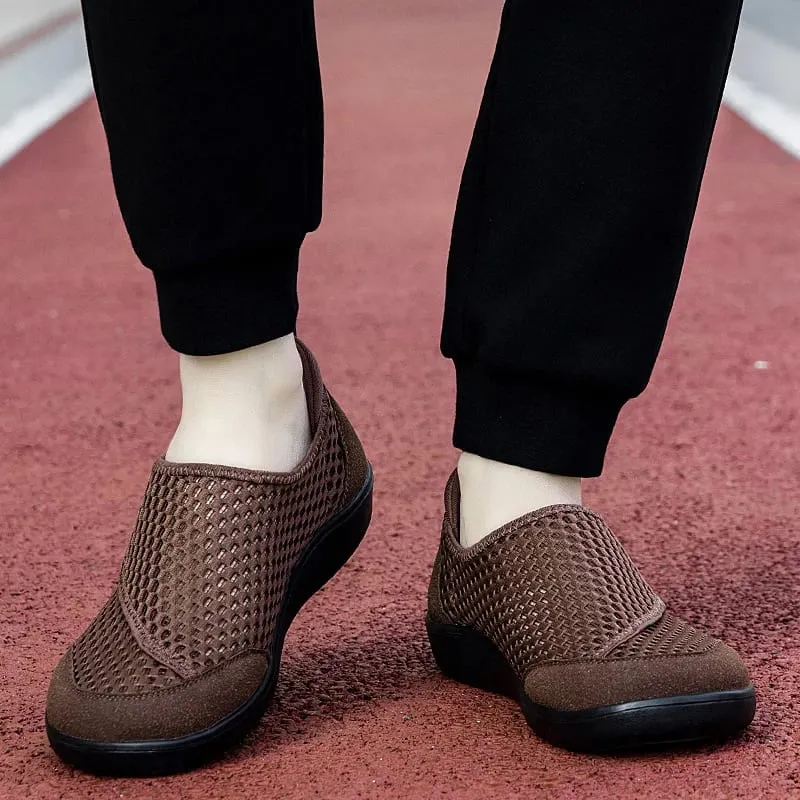 New Casual Orthopedics Wide Feet Swollen Shoes Thumb Eversion Adjusting Sneakers Comfortable Couple Diabetic Shoes Walking Shoes — image 4