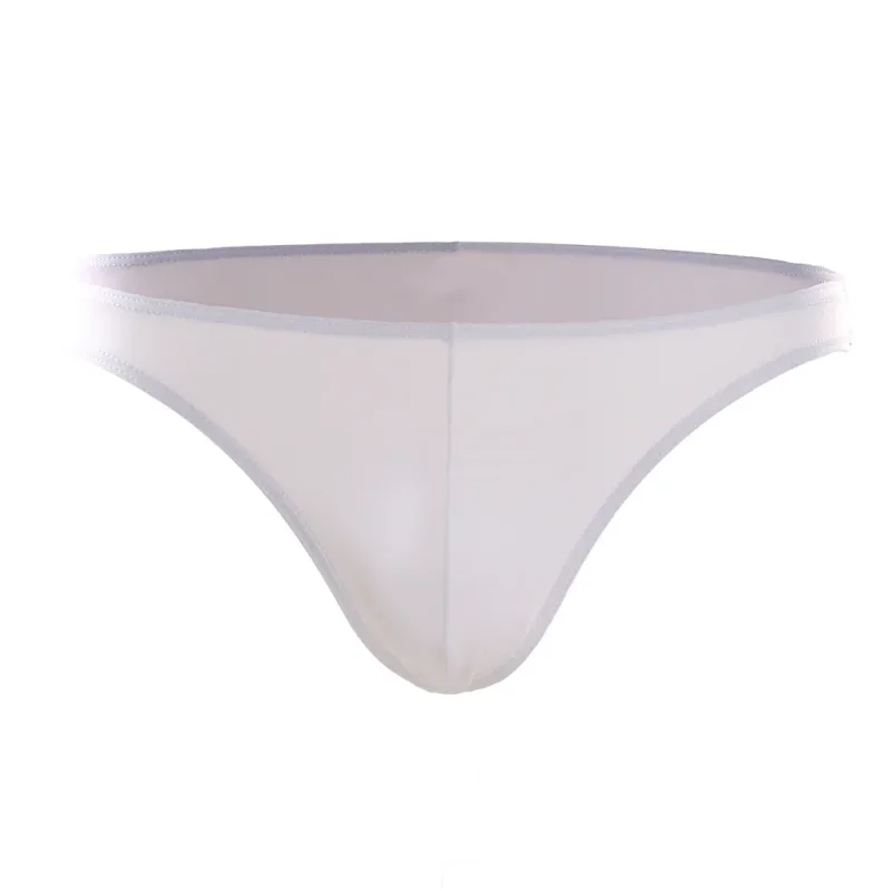 Summer Men's Breathable Ice Silk Underwear - Thin Style, Sexy Low-Waist Tight Fit, Seamless Small Triangle Bottom — image 10