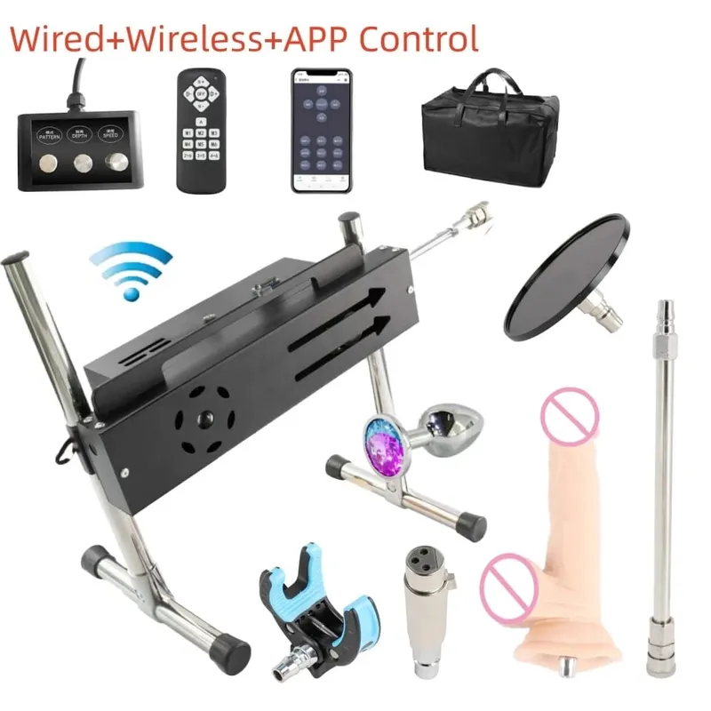 200W Powerful Sex Machine Quite & Intelligent Love Machine Dildos for Women and Men Long Strokes 1-15cm Sex Machine
