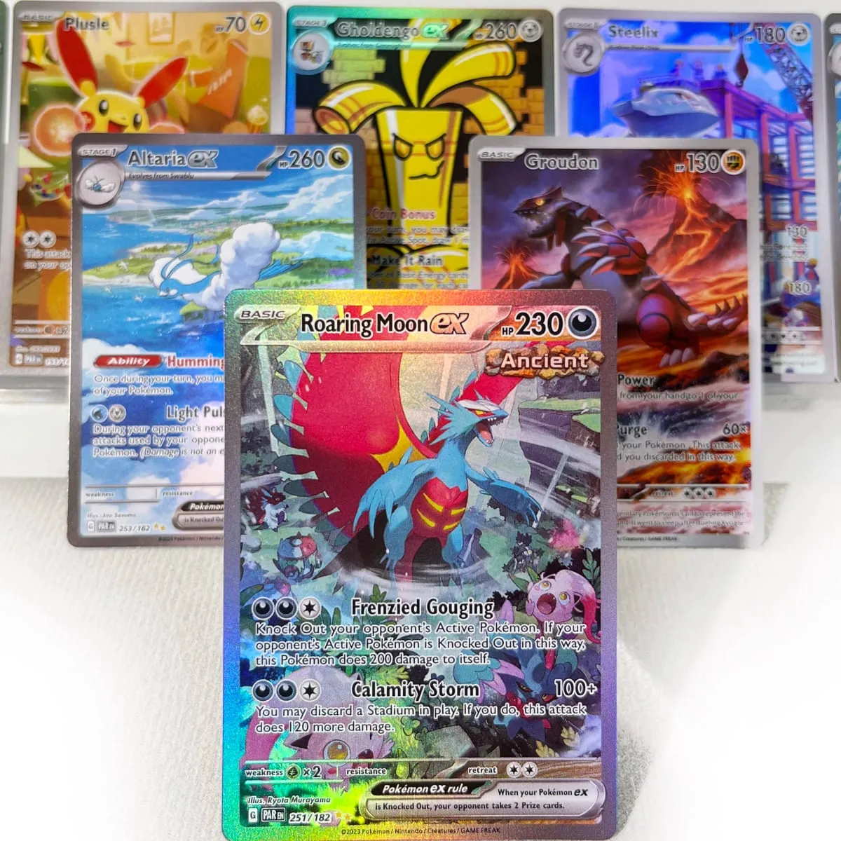 Paradox Rift PKM Cards PTCG3-C Tapu Koko Minun Rainbow Gengar ex Holographic Ex GX Rare Collection Battle Toys Gifts for Hobbies — image 2