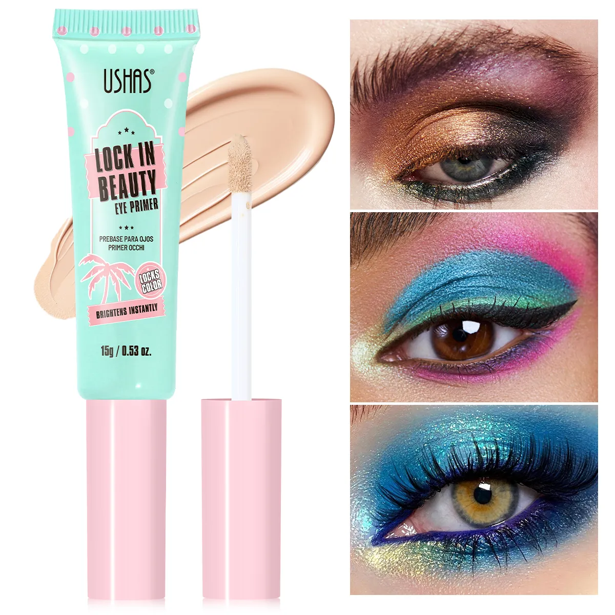 Lock In Beauty szemhéjfesték alapozó Hosszantartó Smudge Proof Brighten Eye Color Smooth Base Invisible Eye Makeup Primer — image 1