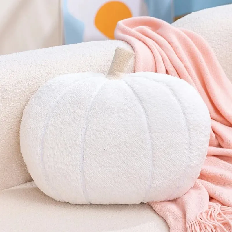 Kawaii Simulation Nordic Halloween Pumpkin Plush Toys Lovely Soft Plant Stuffed Doll Holidays Props Decor Throw Pillow — image 3