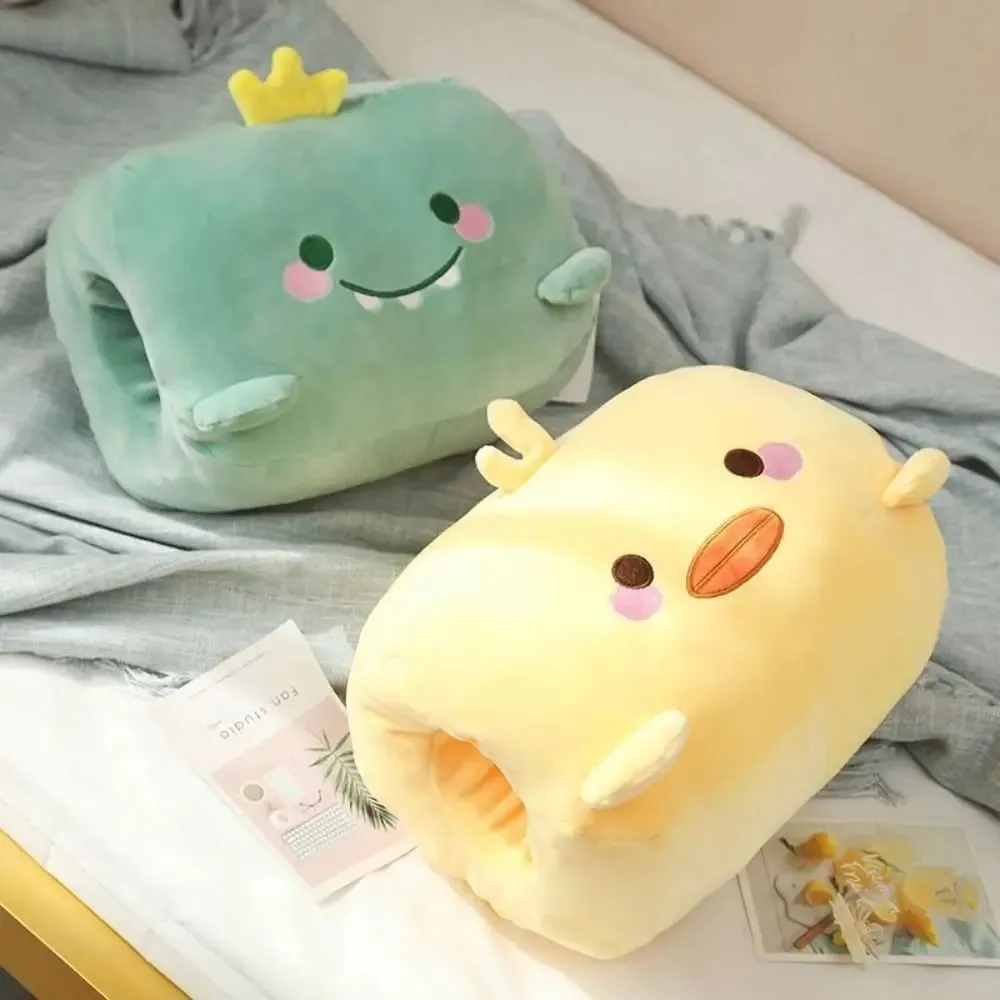 Creative Hand Warmer Pillow Super Soft Keep Warm Office Nap Pillow Animal Hand Hold Pillow Stuffed Men Women — image 4