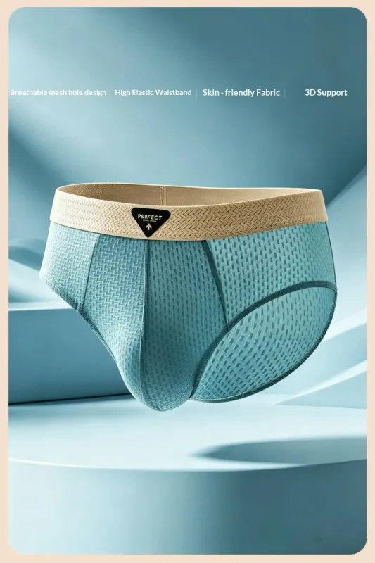 1Pcs Briefs Men Underwear Sexy Lingerie Male Panties Nylon Solid Underpants Breathable Cueca Causal Calcinha Wholesale Lots