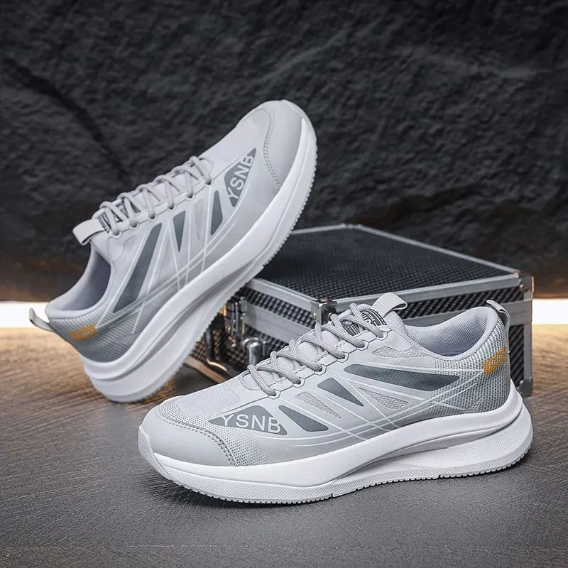 Men Minimalist Mesh Casual Sneakers Flexible Outsole Shock Absorb Footbed Short Distance Outdoor Footwear — image 1