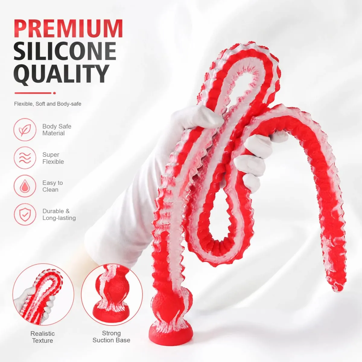 1M Super Long Silicone Anal Plug Dildos Prostate Massage Anus Dilator Large Anal Whip Deep ButtPlug Adult Sex Toys for Men Woman — image 2