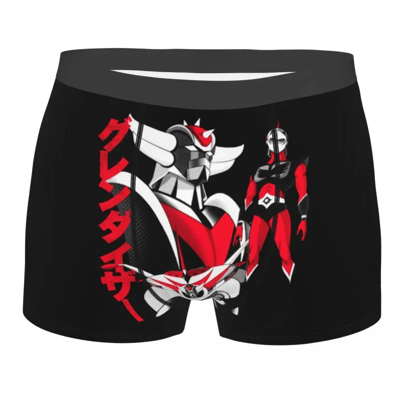 Custom Novelty Goldorak Ufo Robot Grendizer Boxers Shorts Panties Male Underpants Breathbale Briefs Underwear