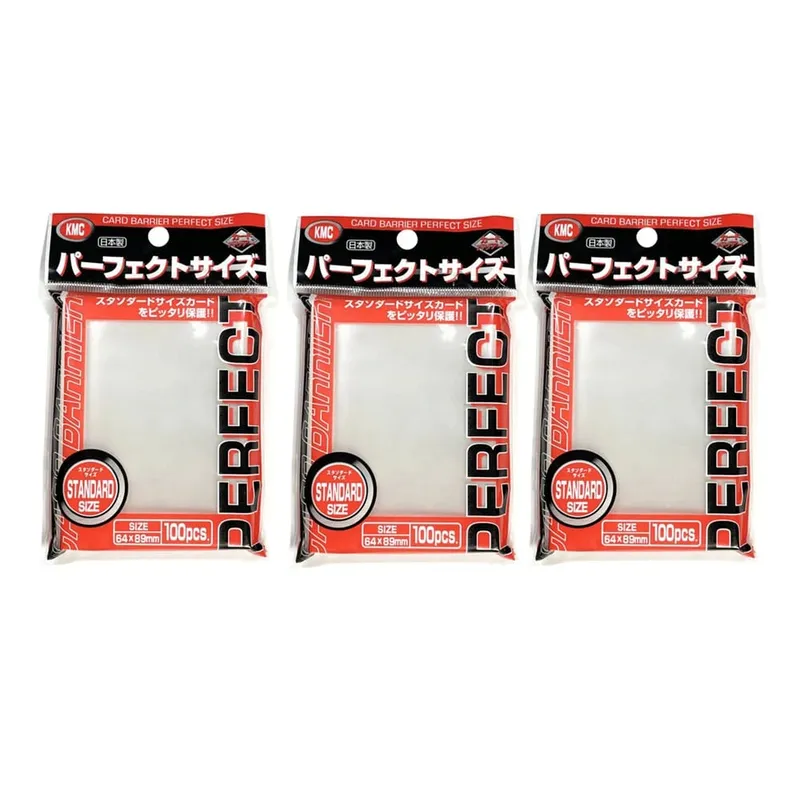 64x89mm 100PCS Transparent KMC Card Sleeves Trading Card Sleeve Barrier Board Game Cards Outer Protector for MTG/YGO — image 6