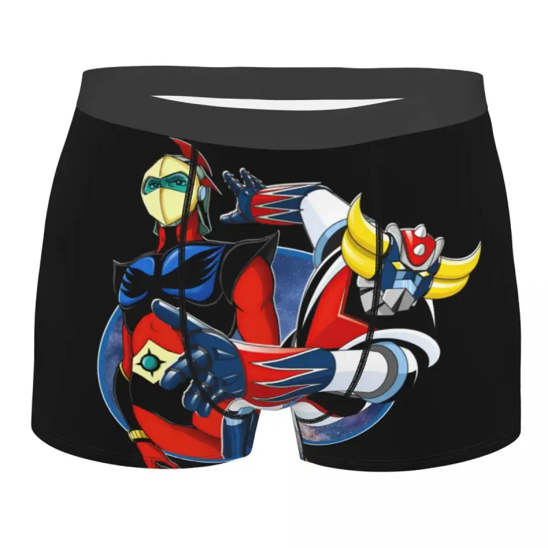 Custom Novelty Goldorak Ufo Robot Grendizer Boxers Shorts Panties Male Underpants Breathbale Briefs Underwear