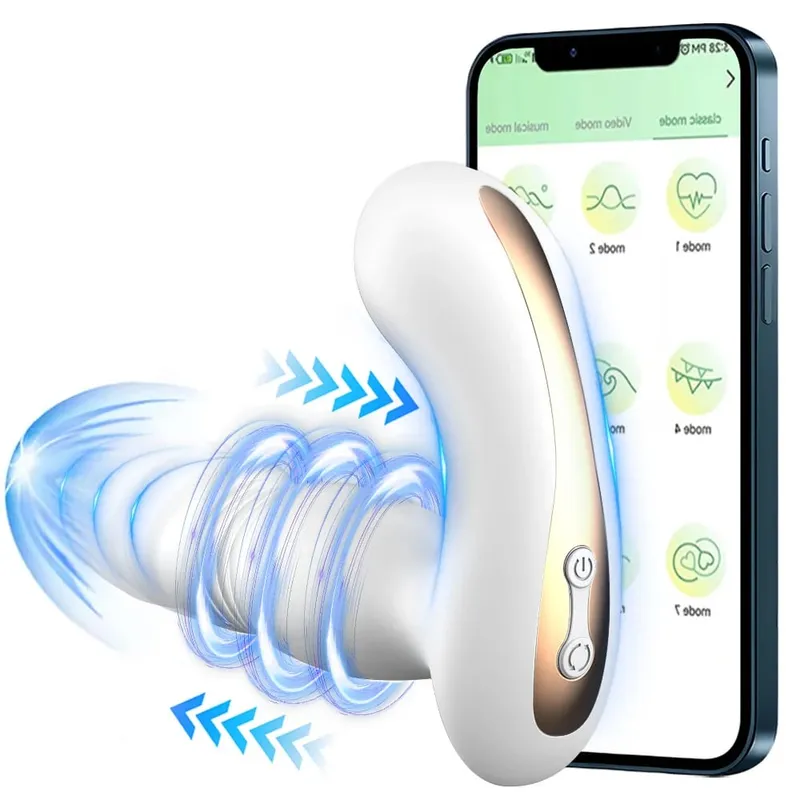 Thrusting Dildo Upgraded Sex Toy 9 Frequency Vibrating G Spot Clit Nipple Wearable Vibrator Adult Sex Toys for Female Couple — image 11