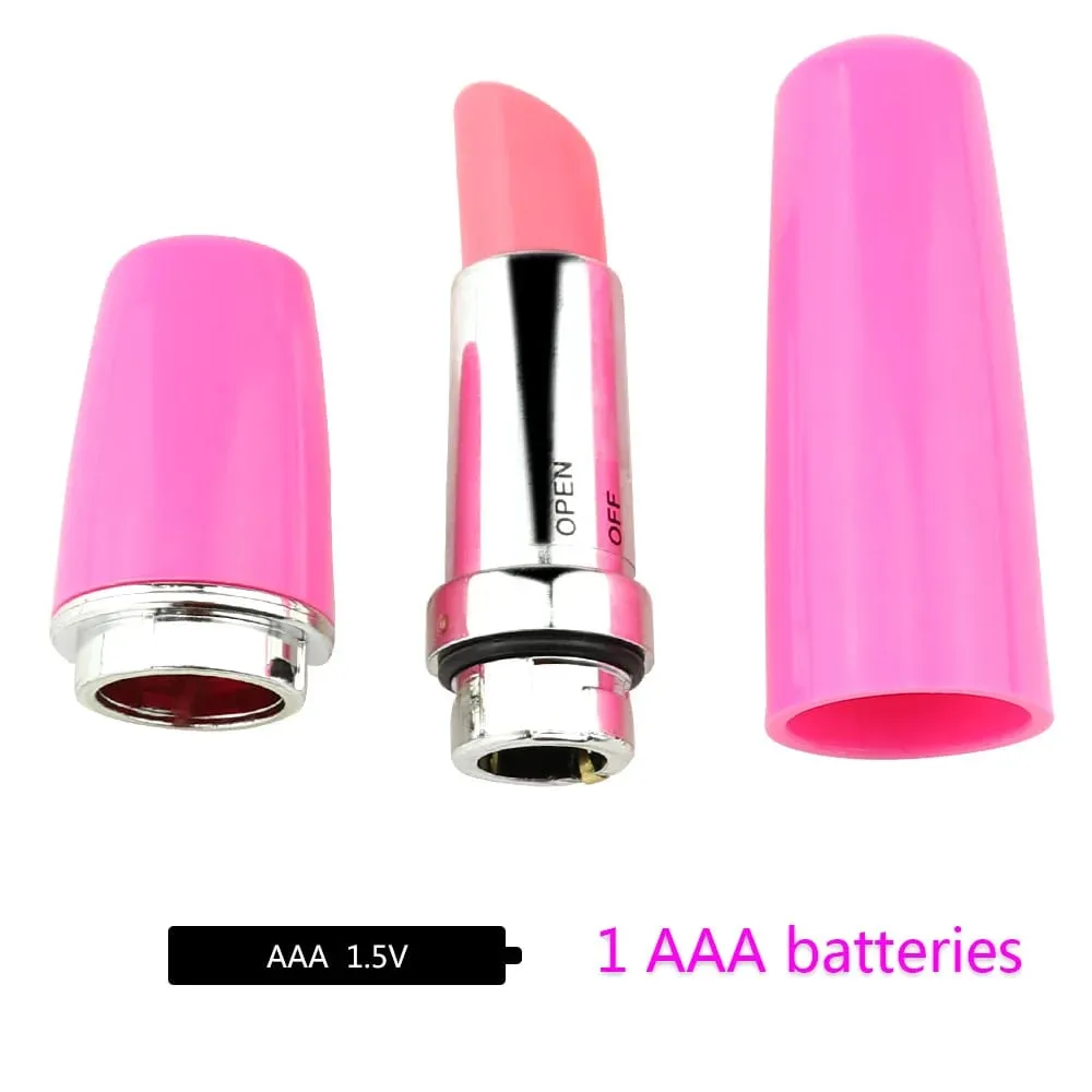 Female Mini Lipstick Bullet Vibrator Powerful G Spot Clitoris Stimulator Dildo Vagin Massager Adult Masturbation Women Sex Toys — image 5