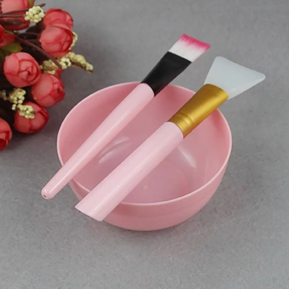 Arcmaszk keverőtál szett DIY arcmaszk keverőeszköz szilikon maszkos tálka sminkecsetek spatula szépség bőrápolás szépség egészség — image 2