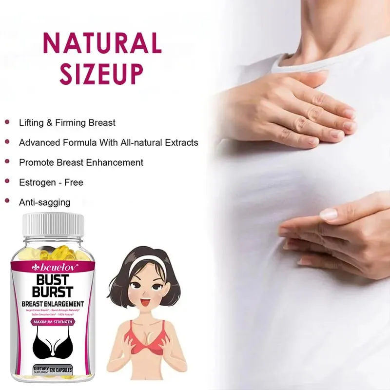 Pueraria Mirifica 1000mg Capsules Natural Plant Supplement Supports Breast Firmness & Elasticity Balanced Estrogen Metabolism — image 3