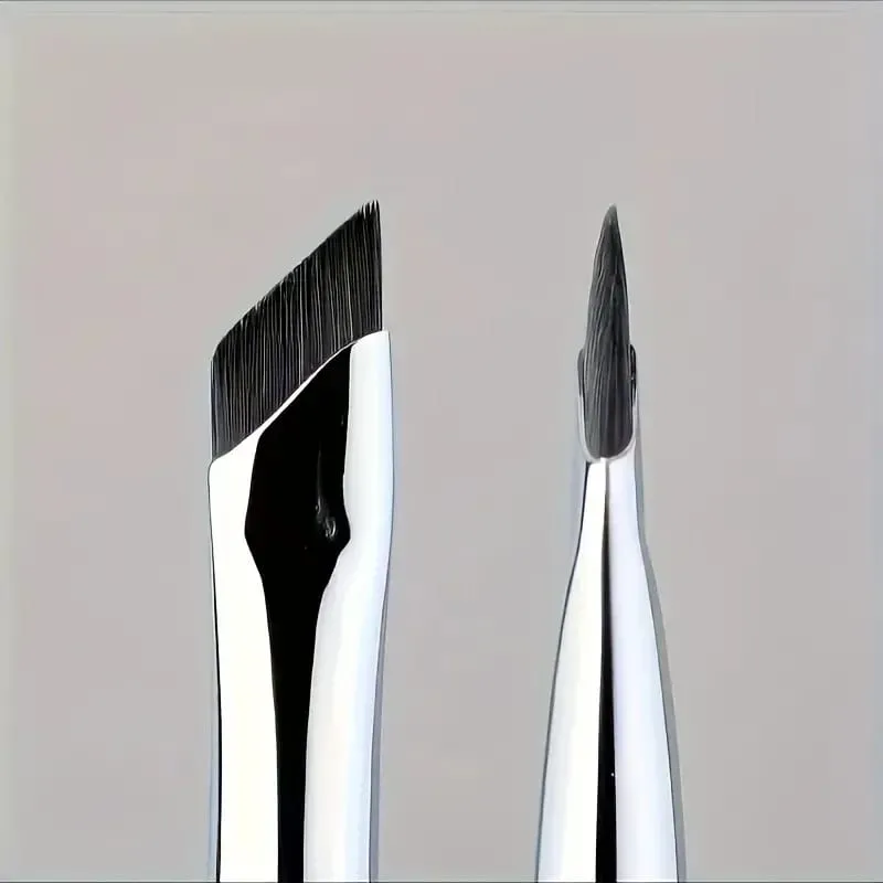 2/5pcs Upgrade Blade Eyeliner Brush Ultra Thin Fine Angle Flat Eyebrow Brush Under The Eyes Place Precise Detail Brush Brush