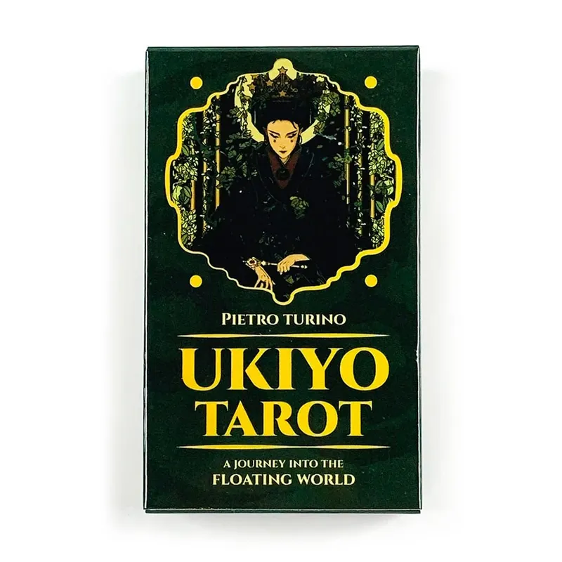 Ukiyo Tarot Cards 78 Card Fortune Telling Divination Tarot Cards Board Game Perfect for Cultural Exploration & Art Collection