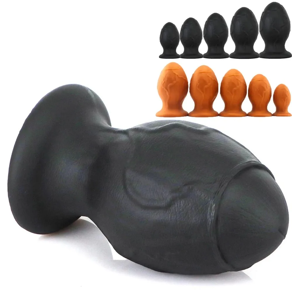 S/XXL Buttplug Silicone Super Big Anal Dildo Balls Fisting Huge Butt Plug Anal Dilator Training Masturbation Sex Toy Men Women — image 1