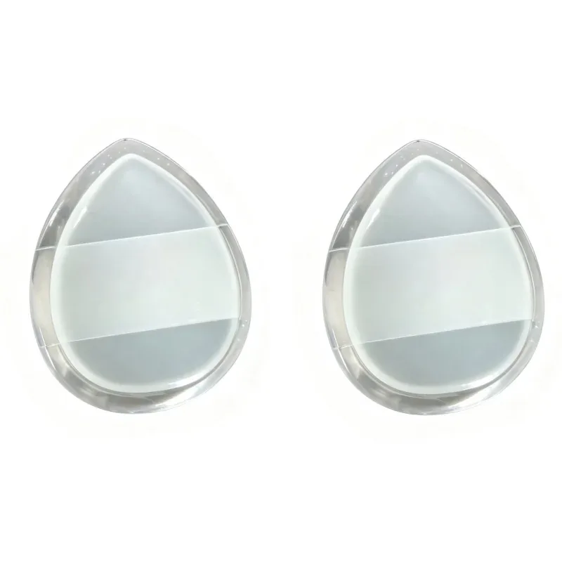 2PCS Mini Silicone Fingertips-Reusable Fragrance-Free Makeup Brushes for Foundation Concealer and Powder Make Up Accessories