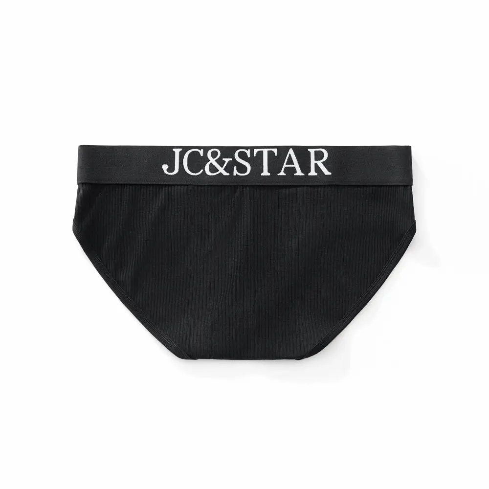 Cuecas masculinas atléticas com design de corte alto, cuecas de algodão com nervuras, conforto esportivo para homens, biquíni deslizante, tanga
