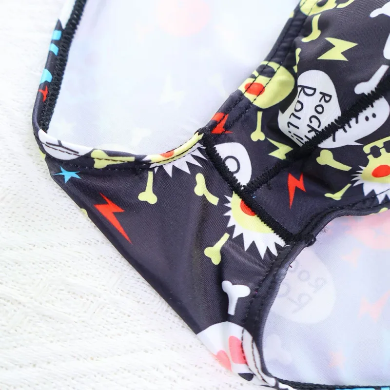 Men\'s Low Rise Underwear Briefs with Big Bulge Pouch and Skull Print Design Comfortable Stretch Fabric for Daily Wear — image 19