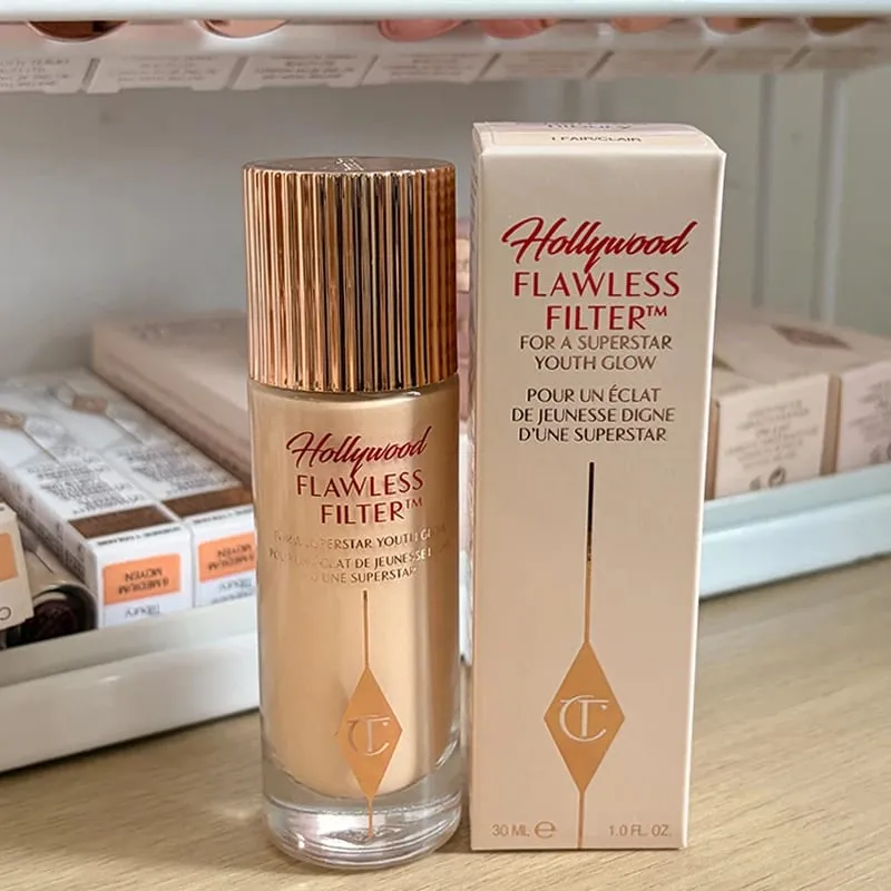 Charlotte Highlighter Foundation Continuamente Textura da Maquiagem Hidratante Corretivo Fixador Spray Essência Tilbury Cosmetic