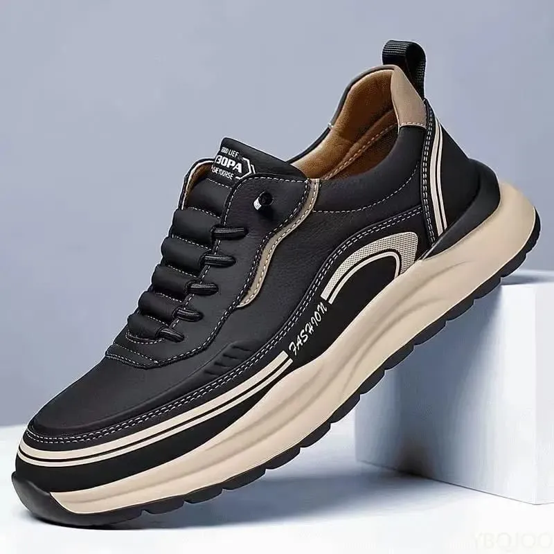 Large size summer new breathable wear-resistant men's shoes casual comfort sneakers men's fashion versatile thick soled shoes — image 3
