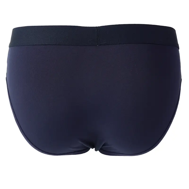 Men's Fashionable Letter-Printed Underwear Mid-Waist High Elasticity Breathable Comfortable Seamless Briefs