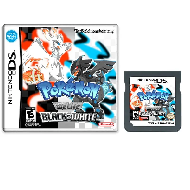 Anime Pokemon Series NDS Game Cartridge Video Game Console Moemon Silver Yellow KAIZO MoonBlack2 Hobby Collection Gifts Toys — image 35