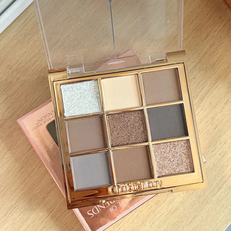 CT Quatro-color Eyeshadow Palette Matte Glitter Eyeshadow Brilhante Maquiagem Travesseiro Falar Fácil de Colorir Fundação Natural Cosméticos