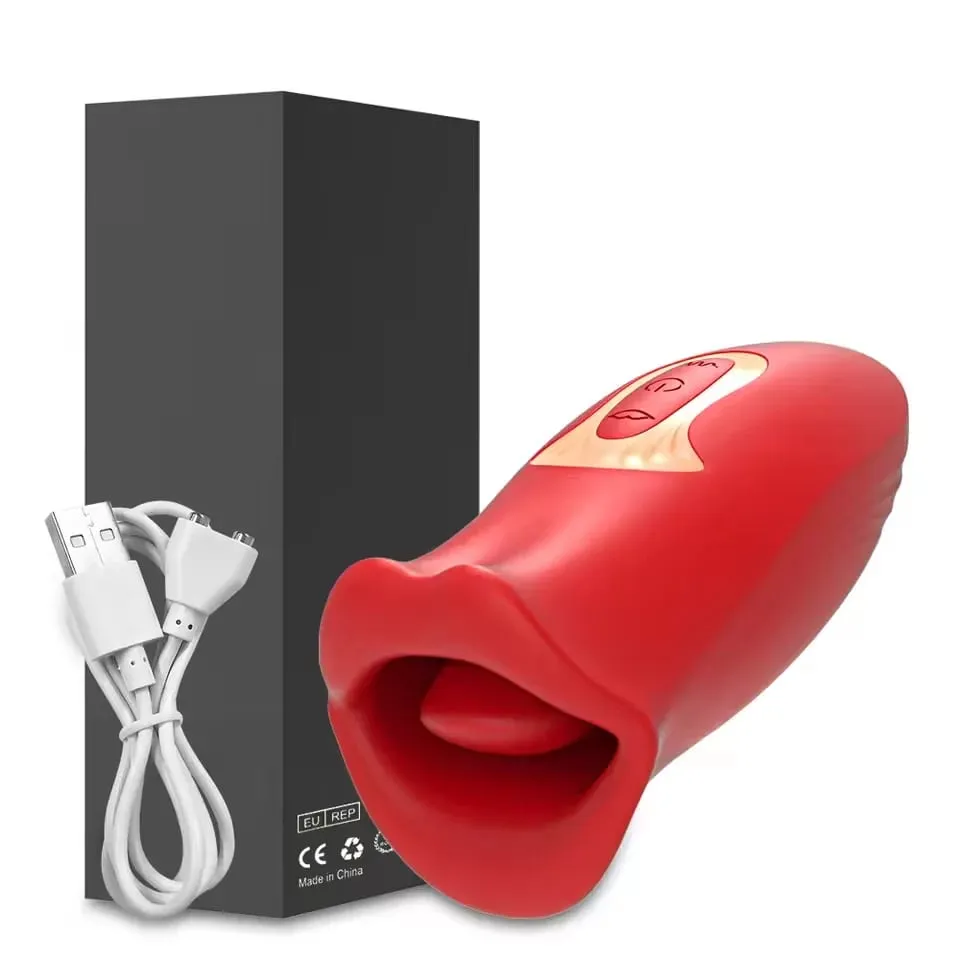 Women G-Spot Tongue Licking Vibrator Clitoris Vagina Stimulator Massager Nipple Oral Massager Female Massager Sex Toys — image 6