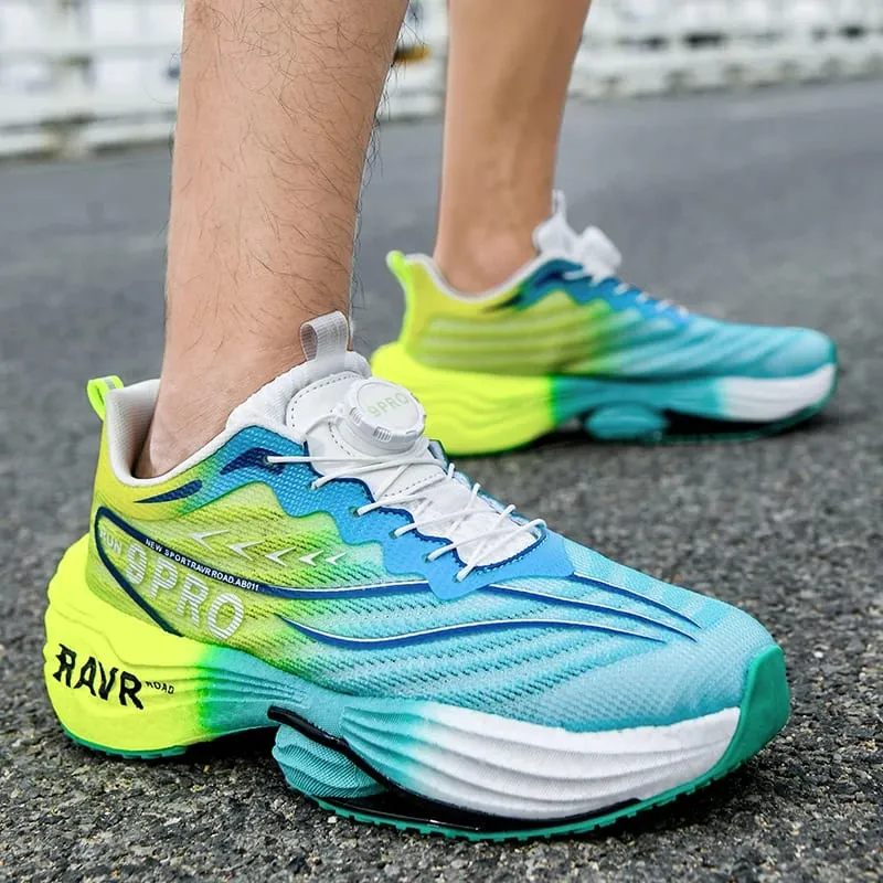 Men's New Sneakers Carbon Plate Cushioning Running Shoes 9PRO MAX Jogging Breathable Mesh Non-Slip Outdoor Shoes Off-road Shoes — image 5