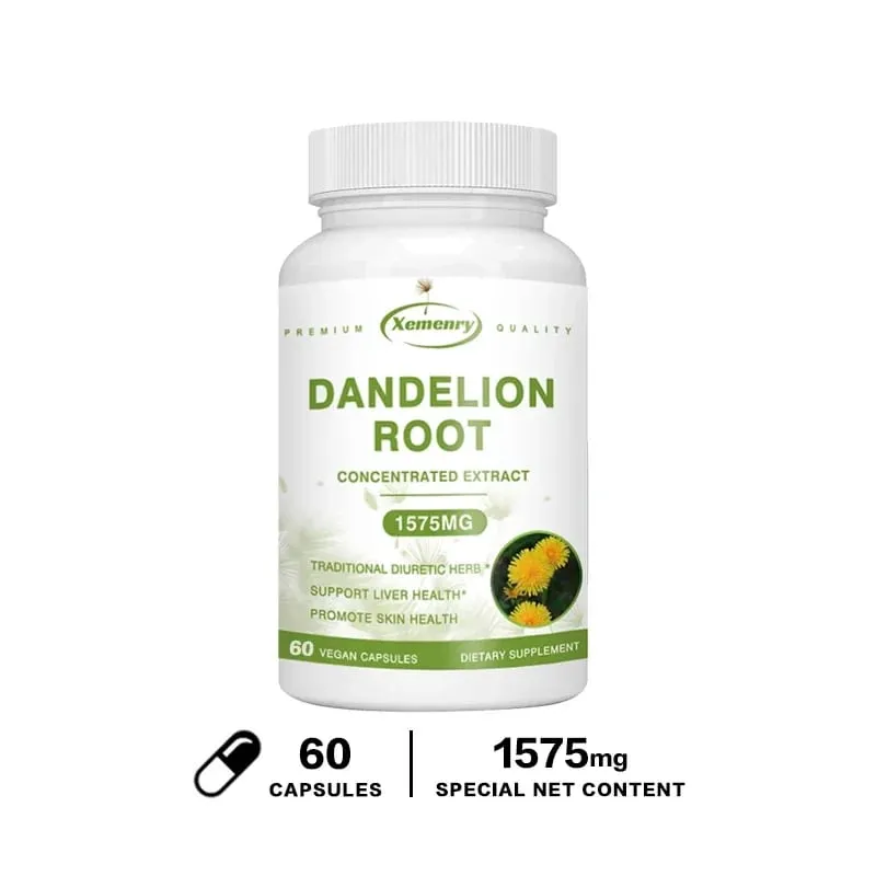 Dandelion Root Extract Capsules for Liver Detox Protection Liver Support Strong Immune System Normal Blood Pressure & Sugar — image 10