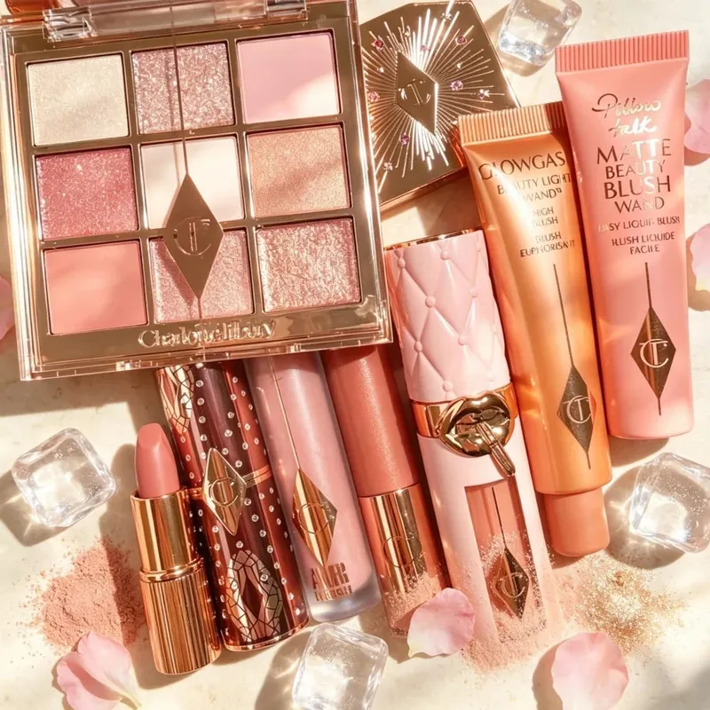 CT Dễ dàng sử dụng 4 màu 9 màu Bảng phấn mắt Charlotte Tilbury Son dưỡng môi Gối Talk Big Lip Plumpgasm Lip Blush Quà tặng trang điểm