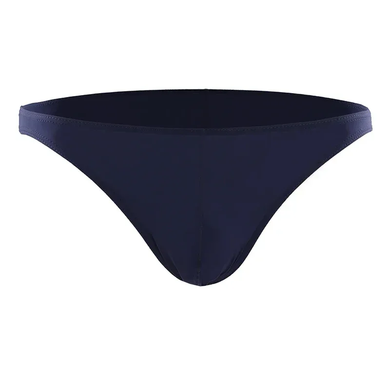 Summer Men's Breathable Ice Silk Underwear - Thin Style, Sexy Low-Waist Tight Fit, Seamless Small Triangle Bottom — image 5