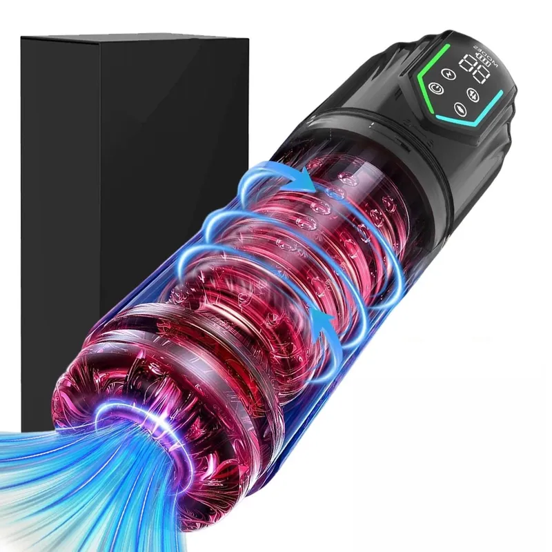 Automatic Male Masturbator 7 Rotating Licking Modes Mastubator Cup Electric Pocket Pussy Penis Sex Toy For Men Adult Supplies