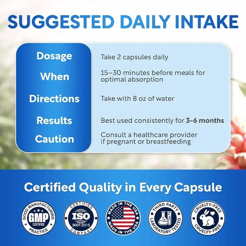 Brain Supplement for Memory Focus Nervous System Energy and IQ Concentration and Cognition Health