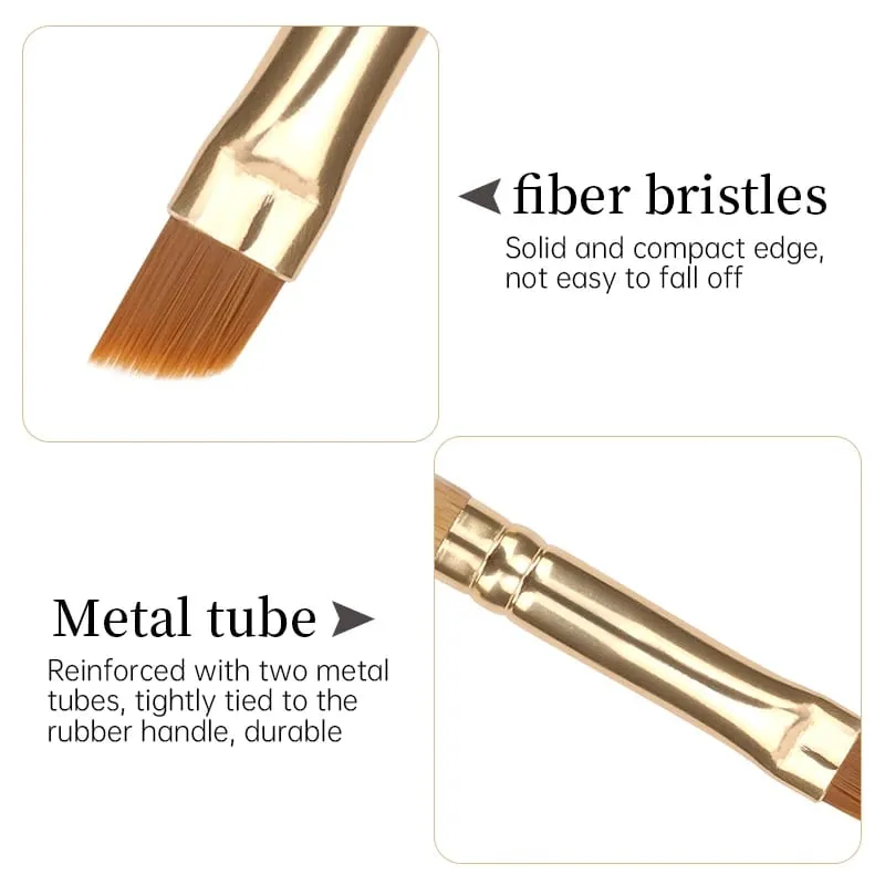 5 Pcs Eyeshadow Makeup Brushes Professional Double Ended Eyebrow Brush Comb For Women Cosmetic Beauty Make Up Tools — image 4