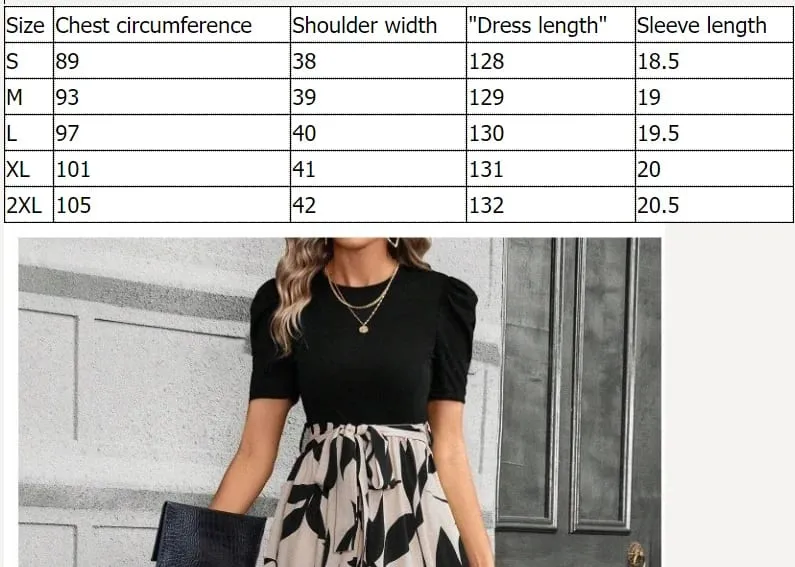 Women Dresses 2026 Spring Summer floral printed round-neck elegant dress exotic vacation style women's clothing vestidoes — image 7