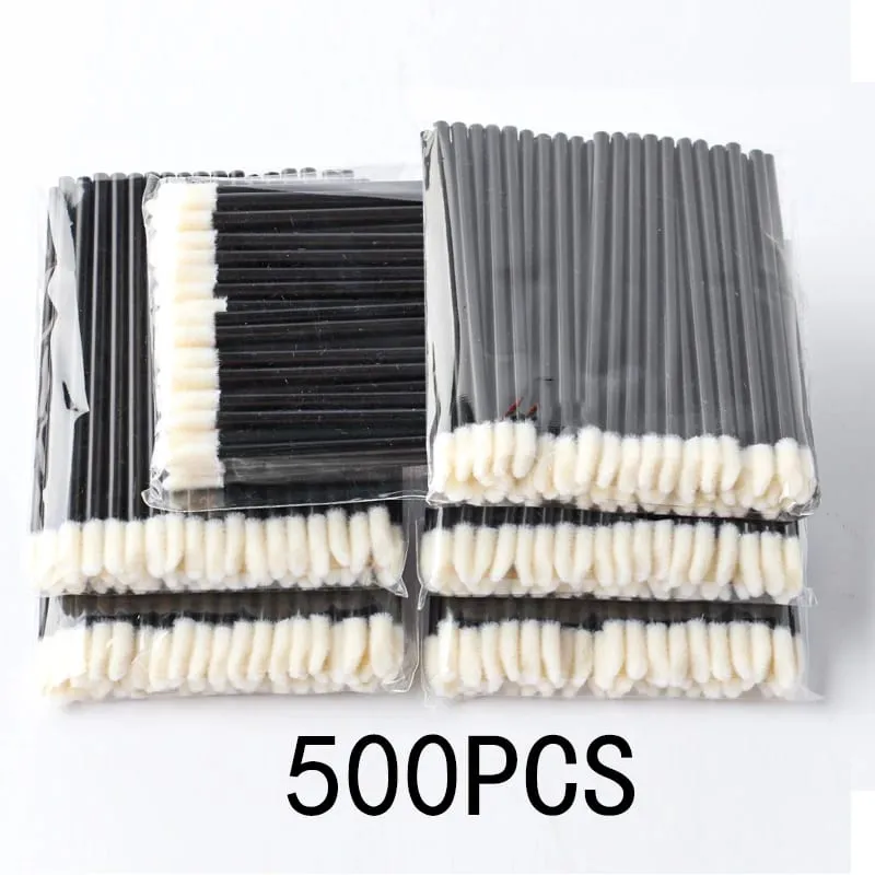 50/500/1000Pcs Wholesale Lip Brushes Makeup Brush Eyelashes Extension Lip Gloss Applicator Lipstick Wands Set Cosmetic Make Up — image 12