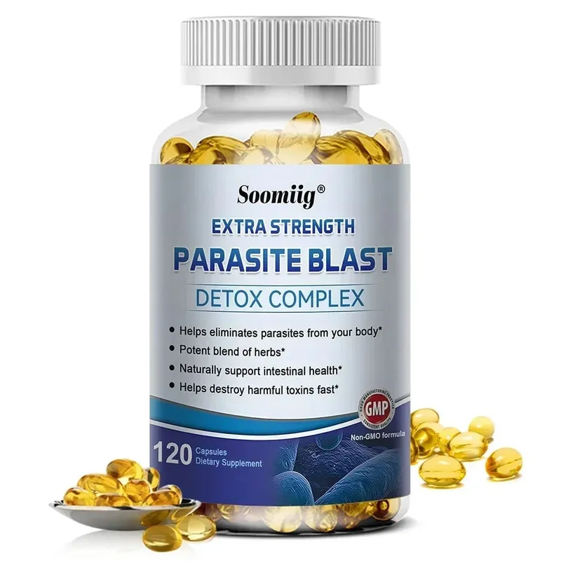 Parasite Express - suplemento natural para a saúde intestinal que limpa o cólon, desintoxica e limpa, aumenta a imunidade do fígado
