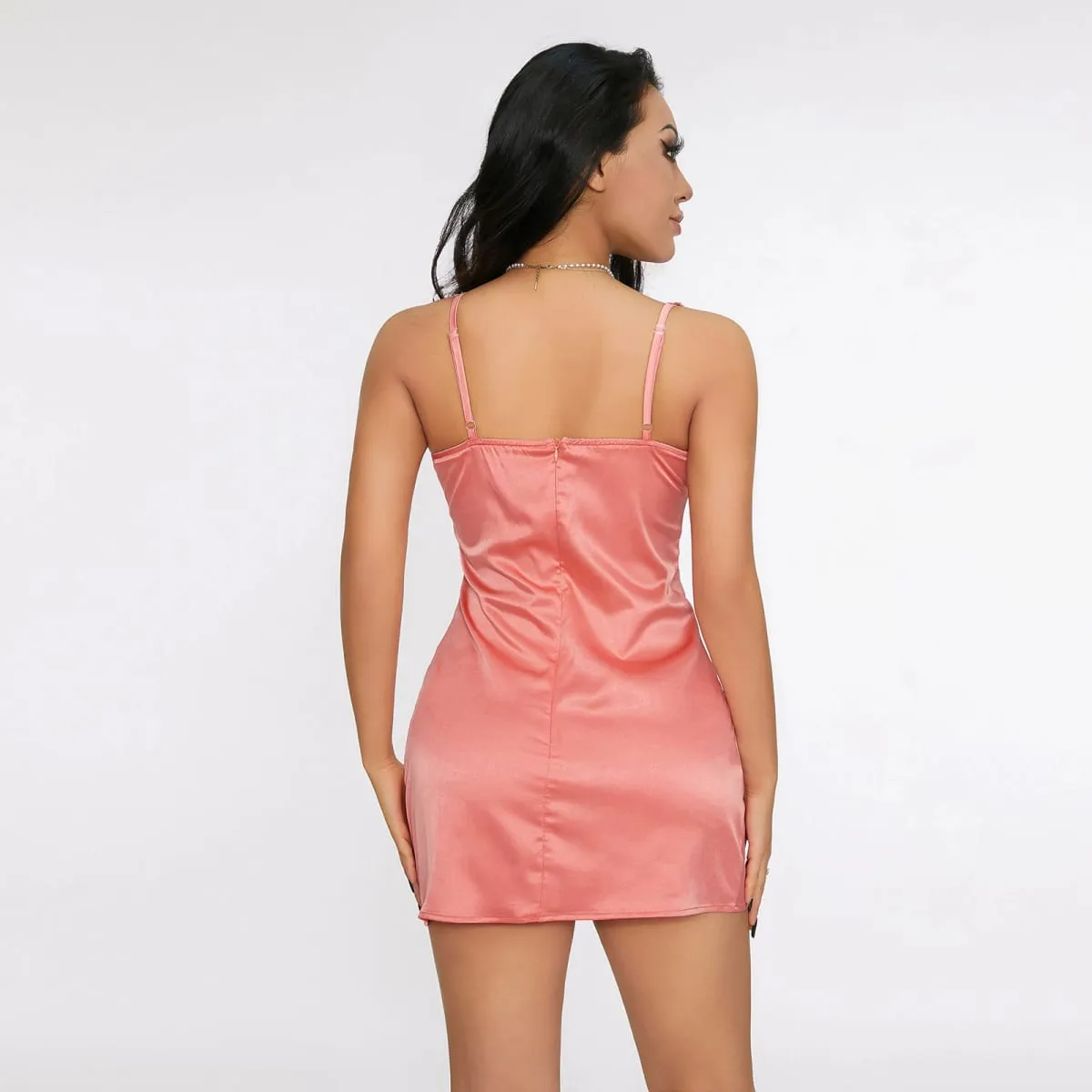 Sleeveless Backless 3D Flower Spaghetti Strap Short Dress Women Summer Casual Party Club Sling Dress — image 7